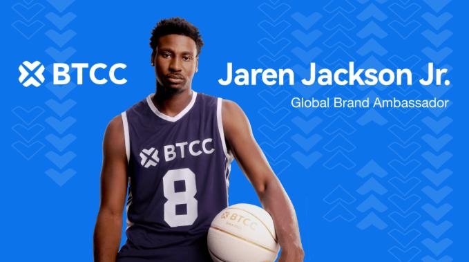 BTCC Exchange Announces Sponsorship with NBA’s Jaren Jackson Jr.